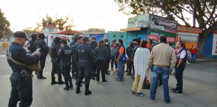Refuerza SSPO cierre de la Central de Abasto para mitigar contagios por COVID-19