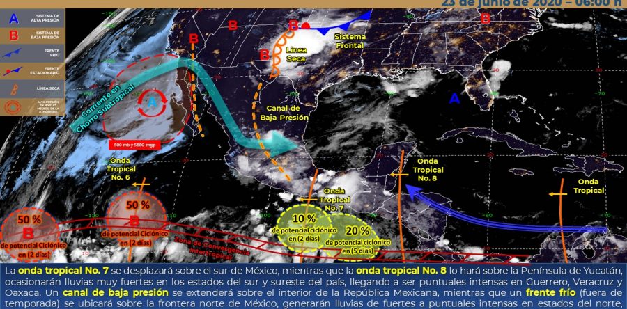 Mantiene CEPCO operativo por daños generados por la Onda Tropical 7