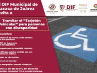 Invita DIF Municipal a tramitar tarjetones de estacionamiento para personas con discapacidad