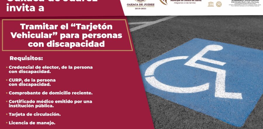 Invita DIF Municipal a tramitar tarjetones de estacionamiento para personas con discapacidad