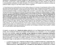 Carta aclaratoria de Paola España