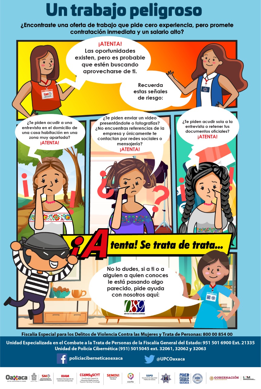 ¡Atenta! Se trata de trata