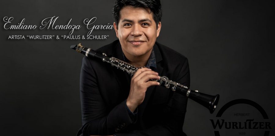 Reconocen al clarinetista oaxaqueño Emiliano Mendoza como Artista “WURLITZER” y Artista “PAULUS & SCHULER”