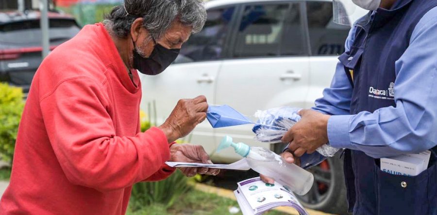 Realizan SSO y la Coordinación General de Comunicación Social y Vocería brigada de promoción a la salud ante el COVID-19
