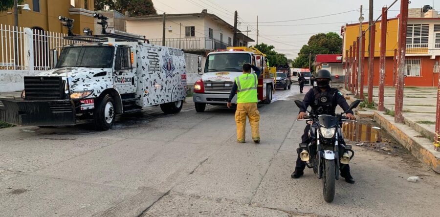 Colabora SSPO en el reforzamiento de medidas sanitarias en Juchitán de Zaragoza