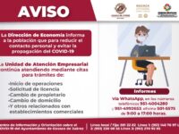 Ofrece Ayuntamiento de Oaxaca esquema de  citas para trámites de comercios establecidos