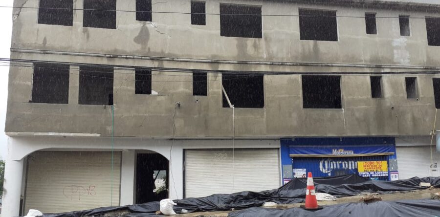 Recomienda CEPCO demolición de edificio en Putla Villa de Guerrero por daño estructural