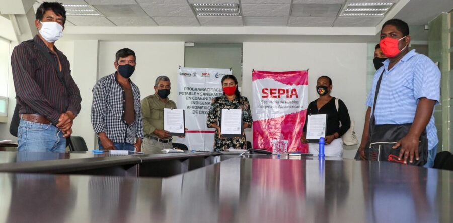 Continúa Sepia acercando servicios de agua potable a los pueblos de Oaxaca