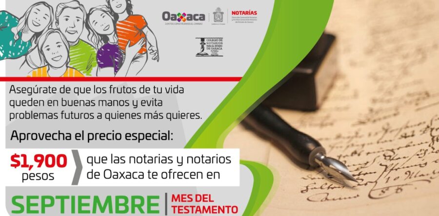 Septiembre, Mes del Testamento, una oportunidad que da orden y tranquilidad a las familias sobre sus bienes: AMH