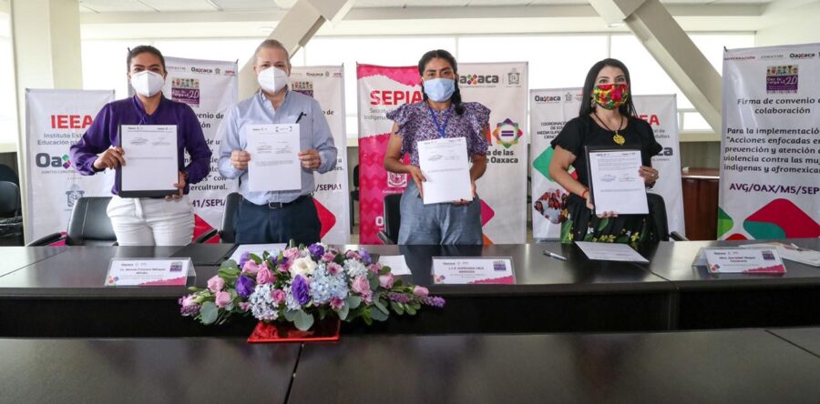 Firma Sepia convenio interinstitucional a favor de las mujeres indígenas y afromexicanas