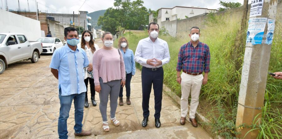 Con obra de drenaje pluvial, mejoramos calidad de vida en Pueblo Nuevo: Oswaldo García