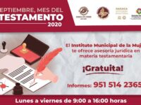 Ofrece Ayuntamiento de Oaxaca asesoría gratuita a mujeres en materia testamentaria