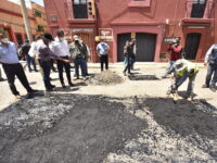 Supervisa edil Oswaldo García inicio de segunda etapa de bacheo; cubrirá 61 tramos viales