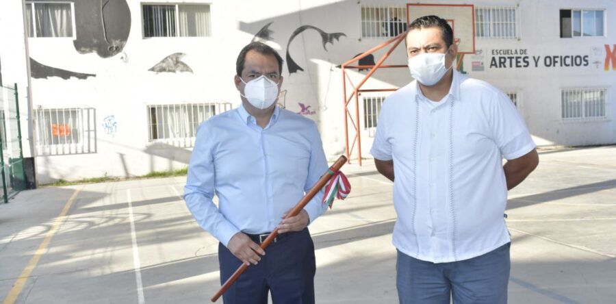 En Candiani, edil Oswaldo García refrenda compromiso para mejorar infraestructura deportiva