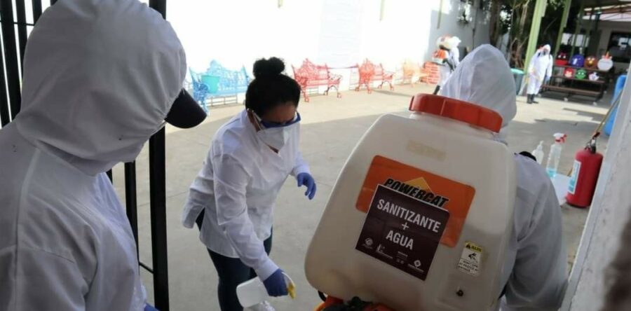 Emprende Ayuntamiento desinfección en cuarta etapa del INFONAVIT “Primero de Mayo”