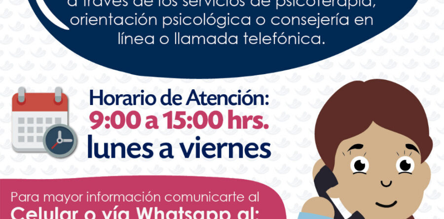 DIF Estatal Oaxaca promueve la atención psicológica a distancia