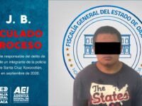 A la cárcel y vinculado a proceso sujeto que probablemente asesinó a policía municipal de Santa Cruz Xoxocotlán: Fiscalía General
