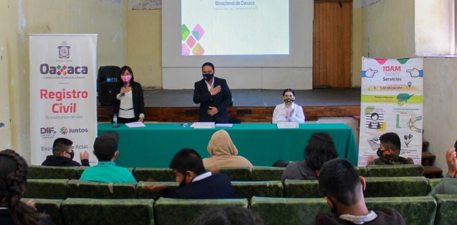 Firman IOAM y Registro Civil convenio para otorgar actas de extranjería a familias migrantes