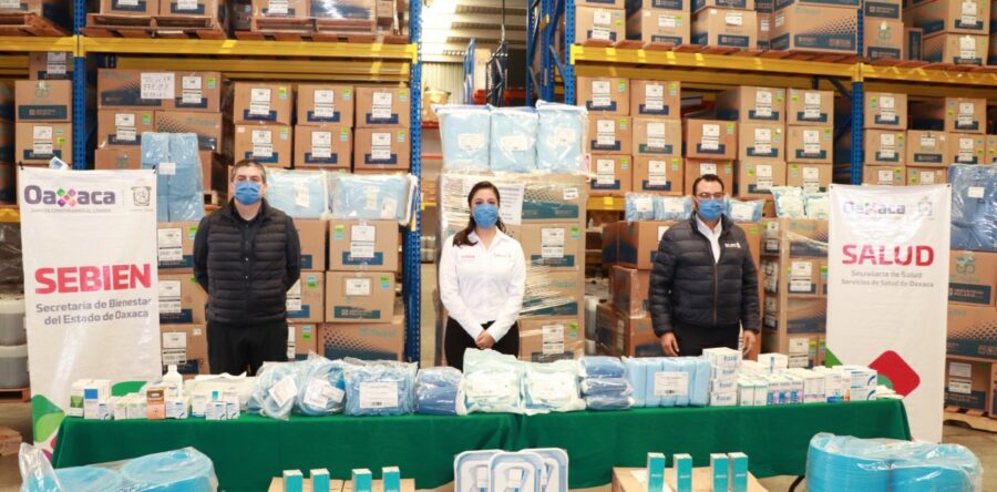 Oaxaca recibe donación de medicamentos
