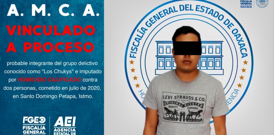 Aprehende Fiscalía General y logra vincular a proceso a probable integrante de célula criminal conocida como “Los Chukys”