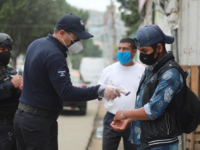 Mantiene Ayuntamiento de Oaxaca Filtros Sanitarios COVID-19; orienta a más un millón de personas