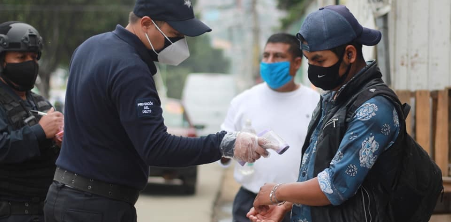 Mantiene Ayuntamiento de Oaxaca Filtros Sanitarios COVID-19; orienta a más un millón de personas