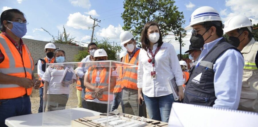 Constata Ayuntamiento avance de obras ejecutadas por SEDATU en el Mercado de Abasto