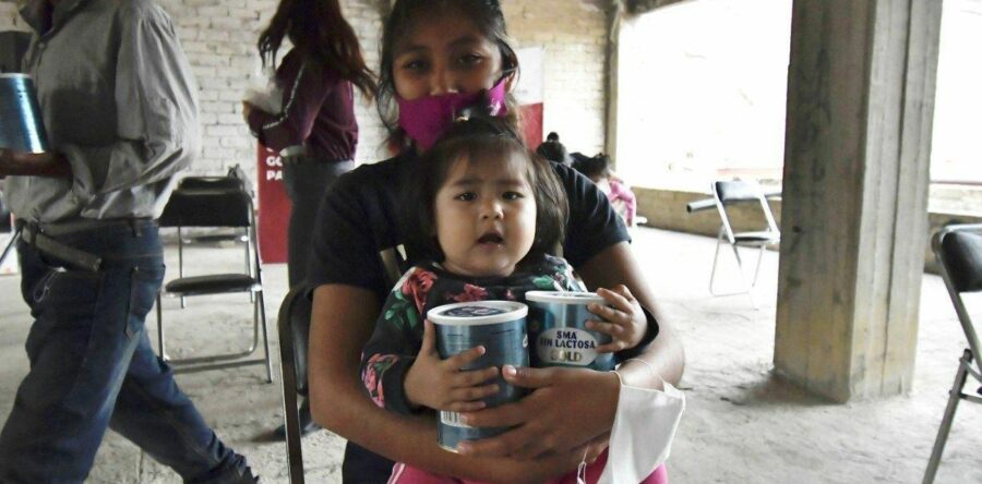 En Santa Rosa, refrenda Oswaldo García apoyo a la niñez ante crisis sanitaria