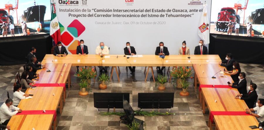 Instala Alejandro Murat Comisión Intersecretarial del Estado de Oaxaca para el Proyecto del Corredor Interoceánico