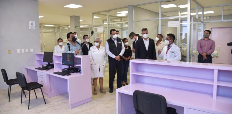 Inaugura Alejandro Murat área de Infectología en Hospital de la Niñez Oaxaqueña