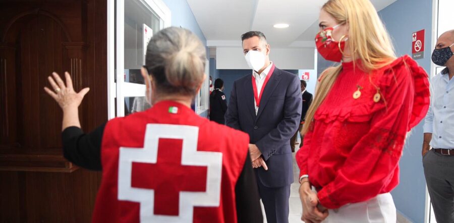Inaugura AMH ampliación y remodelación del área de hospitalización de la Cruz Roja Mexicana en Oaxaca