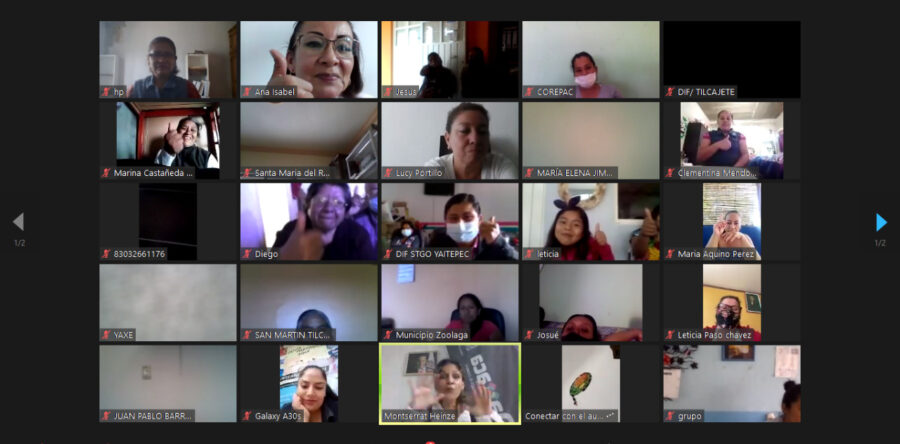 DIF Estatal e Incude Oaxaca coordinan la videoconferencia: “Activación Física en Tiempos de COVID-19”