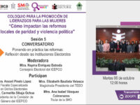 Reformas electorales, marcan la pauta para erradicar la violencia política en razón de género: SMO
