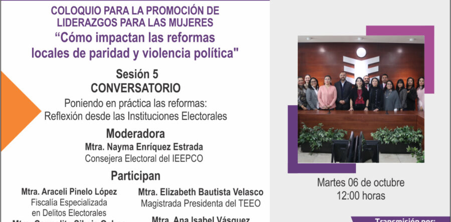 Reformas electorales, marcan la pauta para erradicar la violencia política en razón de género: SMO