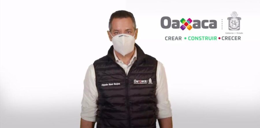 Anuncia Alejandro Murat que Oaxaca regresa a semáforo naranja