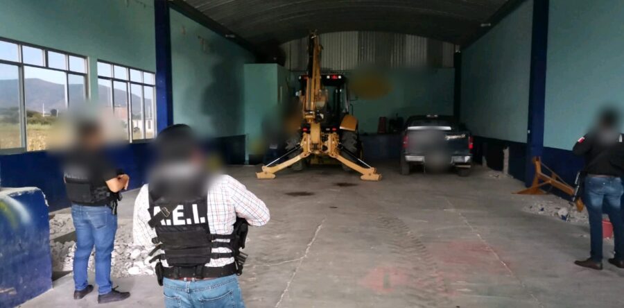 En acciones firmes contra la delincuencia, Fiscalía General coordinó y ejecutó 8 cateos en una semana en la región de Valles Centrales