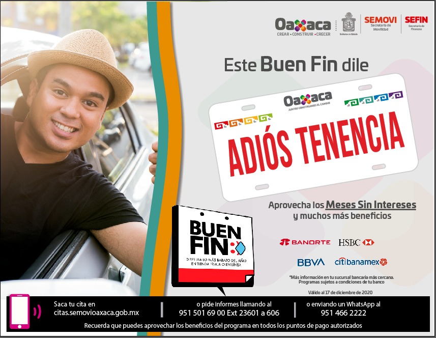 Aprovecha el “Buen Fin” para decirle Adiós a la Tenencia, pagando a meses sin intereses