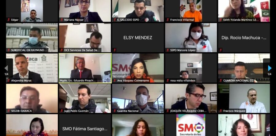 Instala AMH Agenda Estratégica de Mujeres en la Mesa de la Coordinación Territorial para la Construcción de la Paz y Seguridad en Oaxaca