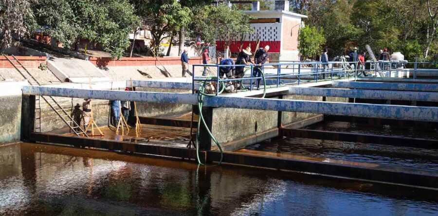 Trabaja SAPAO en el mantenimiento de la planta “Fortín 1”