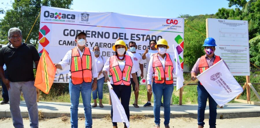 Inicia CAO reconstrucción de puente en Puerto Ángel