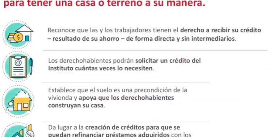 Dará reforma a Ley del Infonavit libertad a trabajadores