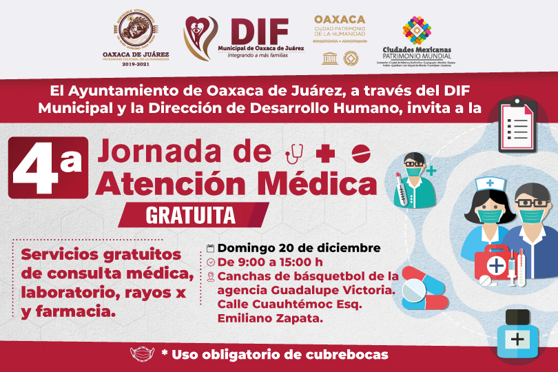 El próximo domingo, Ayuntamiento acercará atención médica gratuita a Guadalupe Victoria