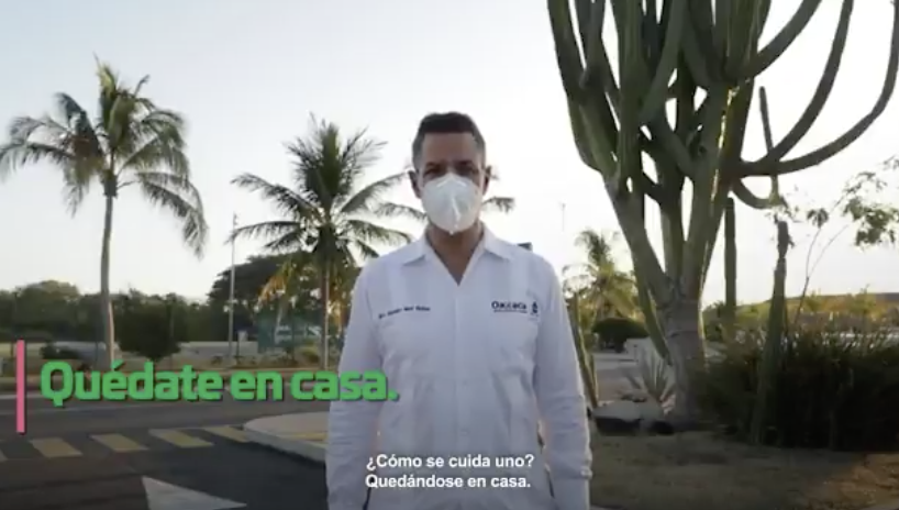 En estas fiestas decembrinas, quédate en casa; Oaxaca continúa en semáforo amarillo: AMH