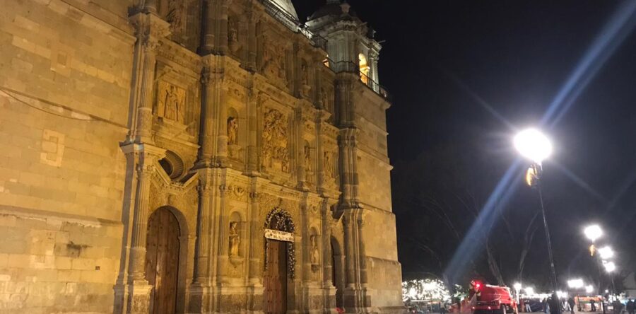 Implementa acciones para garantizar seguridad sanitaria en el primer cuadro de Oaxaca de Juárez