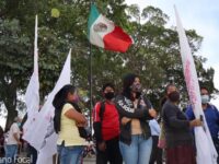 CNPA protesta en la capital del estado