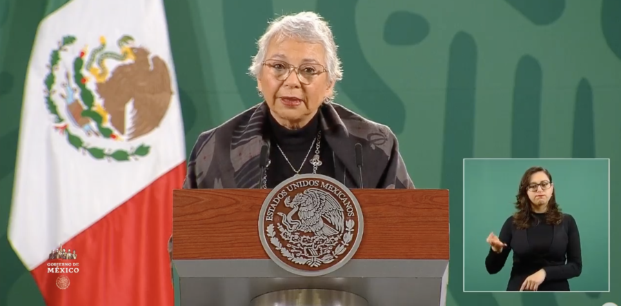 AMLO está en pleno ejercicio de sus funciones: Sánchez Cordero