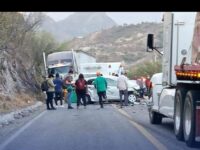 Se registra fuerte accidente antes de llegar a Totolapan