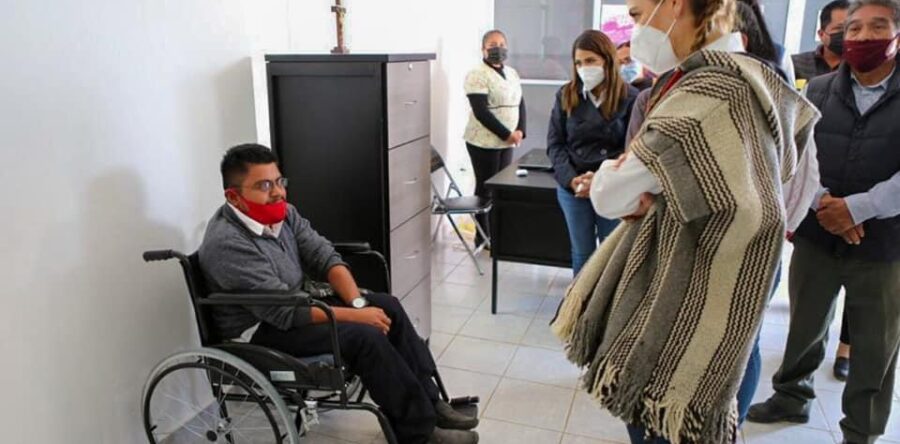 La región Mixe cuenta con el apoyo de mi esposo el gobernador Alejandro Murat Hinojosa y del DIF Estatal Oaxaca