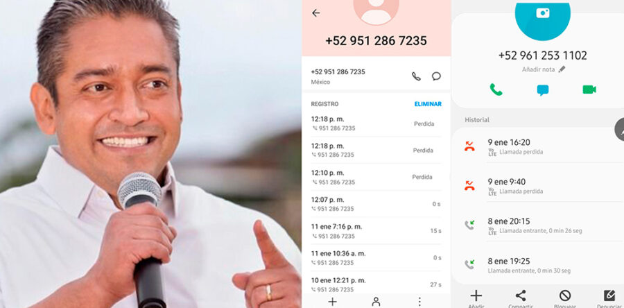 Harta a ciudadanos llamadas de Edgardo Aguilar quien pretende aspirar a la presidencia de Oaxaca de Juárez