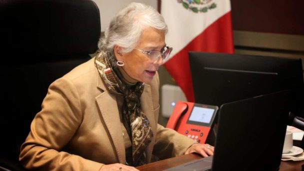 Olga Sánchez Cordero pide la unidad de gobernadores para atender la vacunación